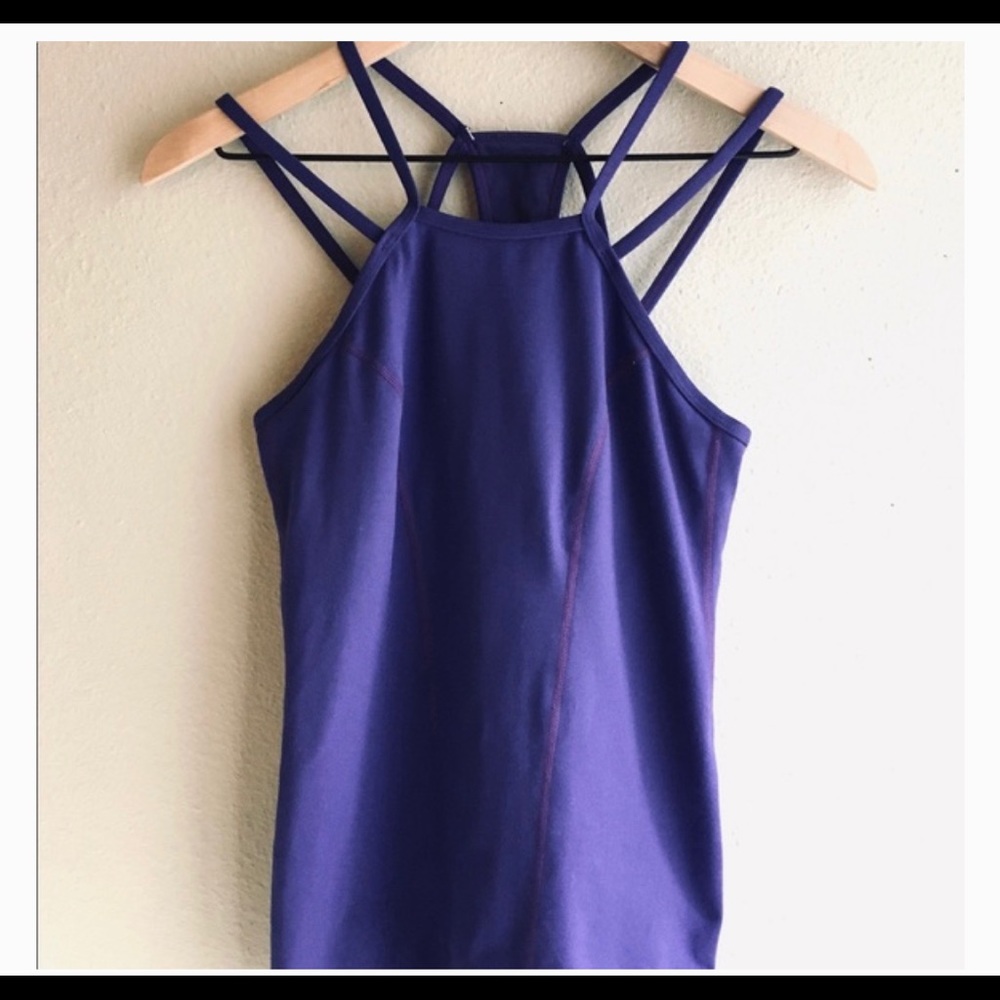 🌟Zella Purple Athletic Workout Strappy Tank Top